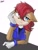 Size: 1080x1411 | Tagged: safe, artist:serenadreamms, sally acorn, chipmunk, 2025, bored, female, floppy ears, frown, hand on cheek, lidded eyes, looking at offscreen, sally's ringblader outfit, simple background, sitting, solo, white background