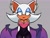 Size: 2048x1536 | Tagged: suggestive, artist:sweetieramen, rouge the bat, bat, ear piercing, eyebrow piercing, female, front view, grey background, piercing, simple background, solo