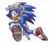 Size: 1819x1640 | Tagged: safe, artist:jadepesky, sonic the hedgehog, hedgehog, 2026, grin, looking at viewer, looking back, looking back at viewer, male, pose, running, simple background, smile, smiling at viewer, solo, treads, white background