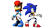 Size: 2120x1192 | Tagged: safe, artist:longsword97, sally acorn, sonic the hedgehog, chipmunk, hedgehog, 2014, 3d, comforting, duo, female, fighting pose, looking offscreen, male, pose, sally x sonic, sally's ringblader outfit, shipping, source filmmaker, straight, transparent background