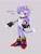 Size: 1536x2048 | Tagged: safe, artist:sora_drawing_0, oc, oc:light the cat (sora drawing 0), cat, 2023, english text, fankid, grey background, looking at viewer, male, parent:blaze, parent:silver, parents:silvaze, pose, simple background, solo, standing