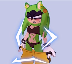 Size: 803x718 | Tagged: suggestive, artist:spicefog, surge the tenrec, underwear