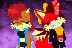 Size: 2048x1365 | Tagged: safe, artist:fartist2020, fiona fox, sally acorn