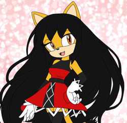 Size: 909x879 | Tagged: safe, artist:isaahvieiraa2010, honey the cat, alternate hairstyle, long hair