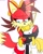 Size: 1638x2048 | Tagged: safe, artist:fartist2020, fiona fox, miles "tails" prower, fox, carrying them, duo, female, fiona x tails, hugging, looking offscreen, male, shipping, simple background, sleeping, straight, white background