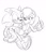 Size: 904x1045 | Tagged: safe, artist:chauvels, sally acorn, sonic the hedgehog, chipmunk, hedgehog, 2015, carrying them, duo, female, grin, looking at each other, male, mouth open, open smile, running, sally x sonic, sally's vest and boots, shipping, simple background, sketch, smile, smiling at each other, straight, treads, white background, wink
