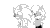 Size: 500x282 | Tagged: safe, artist:chauvels, sally acorn, sonic the hedgehog, chipmunk, hedgehog, 2017, angry, animated, black and white, complaining, duo, gif, looking at each other, looking offscreen, male, not amused, sally x sonic, sally's ringblader outfit, shipping, standing, straight