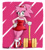 Size: 2500x2800 | Tagged: safe, artist:samuraijam34, amy rose, hedgehog, abstract background, female, hand on hip, leaning, piko piko hammer, solo