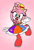 Size: 600x875 | Tagged: safe, artist:death-driver-5000, amy rose, hedgehog, clown, clown nose, clown outfit, dress, hat, multi-colored skirt, patches