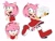 Size: 2048x1571 | Tagged: safe, artist:thatbirdguy_, amy rose, flat colors, heart hands, simple background, solo, white background