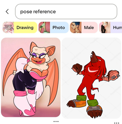 Size: 2297x2335 | Tagged: safe, artist:lovely_wayniac, artist:lovelywayniac, knuckles the echidna, rouge the bat, bat, echidna, angry, bat ears, bat wings, black knuckles, boots, cheek fluff, chest fluff, cleavage, cream fur, dirty, echidna tail, fangs, fingerless gloves, fur markings, gloves, heart, hearts, heels, meme redraw, mole, moles, open toed shoes, overhanging belly, quill, quills, red fur, redesign, rouge's heart top, smile, white eyes, wraps