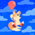 Size: 3295x3295 | Tagged: safe, artist:jackchickengravy, miles "tails" prower, fox, 2026, balloon, classic tails, clouds, floating, holding something, looking up, male, nighttime, signature, solo, star (sky), tails skypatrol