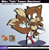 Size: 1280x1318 | Tagged: safe, artist:zeed_02, miles "tails" prower, fox, adventures of sonic the hedgehog, 2024, character name, classic tails, english text, gradient background, male, satam, sketch, smile, solo, text