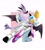 Size: 1838x2048 | Tagged: safe, artist:mariaartes51, blaze the cat, rouge the bat, alternate outfit, blazouge, dancing, dress, duo, lesbian, shipping, suit