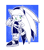 Size: 2480x2840 | Tagged: safe, artist:k3llywolfarts, sonic the hedgehog, oc, oc:kelly the hedgehog, hedgehog, 2026, abstract background, clothes, crop top, eye clipping through hair, eyelashes, gender swap, headband, looking at viewer, midriff, monochrome, outline, ring, shorts, smile, solo, spot color, standing, standing on one leg, white outline