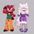 Size: 1200x1200 | Tagged: safe, artist:trixxie_8, oc, oc:ginébra the wolf (trixxie 8), oc:lander the sheep (trixxie 8), sheep, wolf, 2025, brave, clothes, cowbell, dress, duo, eyes closed, fankid, female, flexing, fully clothed, glasses, grey background, hand on hip, looking at viewer, male, oc only, open mouth, outline, pants, parent:gadget, parent:lanolin, parents:gadgolin, pose, shoes, shy, simple background, solo, sparkles, standing, sweatdrop, undershirt, white outline