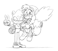 Size: 884x769 | Tagged: safe, artist:mellodillo, belle the tinkerer, tangle the lemur