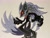 Size: 2048x1536 | Tagged: safe, artist:satiryuu, infinite the jackal, 2026, gradient background, grey background, looking at viewer, male, phantom ruby, solo