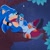 Size: 3452x3420 | Tagged: safe, artist:tvict101, sonic the hedgehog, oc, oc:riri acorn, chipmunk, hedgehog, 2025, adult, carrying them, child, cute, duo, fankid, father and child, father and daughter, female, holding them, looking up, lying down, male, nighttime, older, parent:sally, parent:sonic, parents:sonally, scar, scarf, star (sky), stargazing, toddler, tree