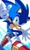 Size: 1229x2048 | Tagged: safe, artist:gyunsan1226, sonic the hedgehog, hedgehog, 2026, arms out, frown, looking at viewer, male, simple background, solo, white background