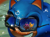 Size: 2500x1848 | Tagged: safe, artist:lemonade-pop, amy rose, miles "tails" prower, sonic the hedgehog, fox, hedgehog, close-up, double v sign, female, holding something, male, mouth open, open smile, phone, reflection, smile, sunglasses, tongue out, trio, v sign, water, wink