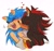 Size: 1813x1694 | Tagged: safe, artist:heisa030, shadow the hedgehog, sonic the hedgehog, hedgehog, 2026, alternate version, blushing, colored version, cute, duo, gay, happy, hugging, kiss, kiss on cheek, male, mouth open, shadow x sonic, shadowbetes, shipping, signature, simple background, sketch, smile, sonabetes, white background