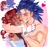 Size: 3199x3003 | Tagged: safe, artist:gummierat, sally acorn, sonic the hedgehog, chipmunk, hedgehog, human, 2025, archie sonic the hedgehog, bare chest, clothes, duo, female, gloves, grin, heart, humanized, jacket, long hair, looking at them, male, ring, sally x sonic, shipping, simple background, smile, smiling at them, straight, wink