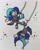 Size: 1618x2048 | Tagged: safe, artist:snk_lrd, 2026, duality, flower, lunar the suger glider, nonbinary, rose, smile, soleil the sugar glider, solo, solo nonbinary, sugar glider, swing, swinging, traditional media