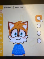 Size: 1536x2048 | Tagged: safe, artist:marswu_, miles "tails" prower, 2026, cute, eyelashes, fur markings, smile, solo, tailabetes, tomodachi life:living the dream