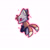 Size: 2048x2048 | Tagged: safe, artist:0vergrowngraveyard, miles "tails" prower, 2026, alignment swap, alternate universe, au:phantom ruby-ied tails, digital static, glitch, infinite tails, infinite's mask, looking at viewer, looking back, looking back at viewer, mid-air, outline, phantom ruby, simple background, solo, white background