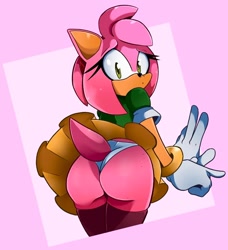 Size: 932x1024 | Tagged: suggestive, artist:xilerartist, amy rose