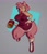 Size: 2167x2533 | Tagged: suggestive, artist:diipiid, artist:eldiipiid, amy rose, hedgehog, 2022, beanbrows, bootyfull amy, breasts, busty amy, butt, ear fluff, holding something, looking at viewer, piko piko hammer, smile, solo, thick thighs, weapon