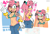 Size: 2700x1850 | Tagged: safe, artist:darkwolfhybrid, amy rose, belly button, bikini top, cleavage, flat colors, midriff, nami (one piece), one piece, pants, smile, solo, tattoo, triality