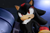 Size: 1280x857 | Tagged: safe, artist:lightningchaos20, shadow the hedgehog, hedgehog, 2010, chest fluff, from below, lineless, looking offscreen, male, nighttime, outdoors, signature, solo, standing, star (sky)