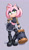 Size: 1130x1920 | Tagged: safe, artist:dstears, amy rose, hedgehog, alternate version, female, fishnets, goth, goth amy, hammer, piko piko hammer, solo, standing