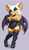 Size: 1130x1920 | Tagged: safe, artist:dstears, rouge the bat, bat, alternate version, big breasts, breasts, clothes, ear piercing, earring, female, goth, goth rouge, grey background, looking at viewer, piercing, simple background, smile, smiling at viewer, solo, standing, wide hips