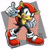 Size: 874x914 | Tagged: safe, artist:sailormoonandsonicx, mighty the armadillo, armadillo, abstract background, gloves, looking at viewer, male, open mouth, open smile, shoes, smile, smiling at viewer, solo, watermark