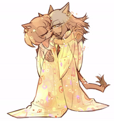 Size: 1937x2048 | Tagged: safe, artist:thingsforangel, amy rose, blaze the cat, 2026, amy x blaze, duo, hair pin, holding each other, holding hands, kimono, lesbian, shipping, simple background, standing, white background
