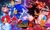 Size: 2048x1209 | Tagged: safe, artist:2kartz, amy rose, knuckles the echidna, miles "tails" prower, robotnik, rouge the bat, shadow the hedgehog, sonic the hedgehog, bat, chao, echidna, fox, hedgehog, human, sonic adventure 2, 2026, chaos emerald, cyclone, dark chao, eggmobile, eyewear on head, female, group, hero chao, male, mecha, sunglasses, thumbs up, vehicle