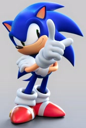 Size: 1383x2048 | Tagged: safe, artist:dancada, artist:garbonzobeanguy, sonic the hedgehog