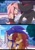 Size: 1424x2048 | Tagged: safe, artist:kadecreate, amy rose, sally acorn, shadow the hedgehog, sonic the hedgehog, chipmunk, hedgehog, 2025, amy x shadow, blushing, building, city, daytime, duo focus, female, friendship, holding hands, hugging, hugging from behind, looking at each other, male, moving on, naked, quartet, sally x sonic, shipping, smile, smiling at each other, straight, walking, waving