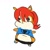 Size: 1206x1215 | Tagged: safe, artist:lu_hedgehog, sally acorn, chipmunk, 2025, chibi, female, meme, sally's ringblader outfit, simple background, solo, standing, white background