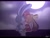 Size: 2800x2100 | Tagged: safe, artist:ms_ice_cream, feels the rabbit, tiara boobowski, cat, rabbit, 2019, clouds, duo, eyes closed, female, hands together, kiss, male, manx cat, moon, nighttime, shipping, sitting, star (sky), straight, tiara x feels