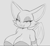 Size: 1822x1686 | Tagged: safe, artist:arteficialtrees, rouge the bat, bat, bust, female, grey background, lidded eyes, looking at viewer, mouth open, no pupils, open smile, simple background, smile, smiling at viewer
