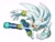 Size: 2048x1539 | Tagged: safe, artist:tokiwa757, silver the hedgehog, hedgehog, floating, looking offscreen, male, reaching towards the viewer, simple background, treads, white background