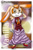 Size: 828x1251 | Tagged: safe, artist:salva1712, vanilla the rabbit, rabbit, abstract background, character name, dress, female, grin, shoes, smile, solo, standing, text