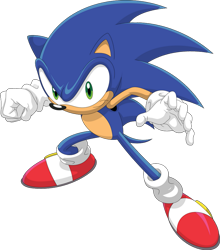 Size: 839x952 | Tagged: safe, artist:porygon2z, sonic the hedgehog, hedgehog, gloves, looking at viewer, male, shoes, simple background, solo, transparent background