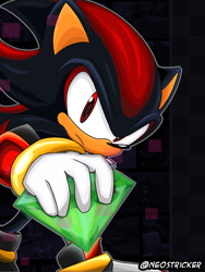 Size: 1536x2048 | Tagged: safe, artist:neostricker, shadow the hedgehog