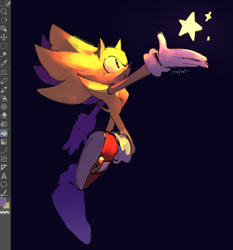 Size: 845x905 | Tagged: safe, artist:sourfrootz, sonic the hedgehog, super sonic, super form