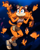 Size: 2550x3193 | Tagged: safe, artist:severflame, sticks the badger, badger, bubbles, female, fish, group, literal animal, looking at them, underwear